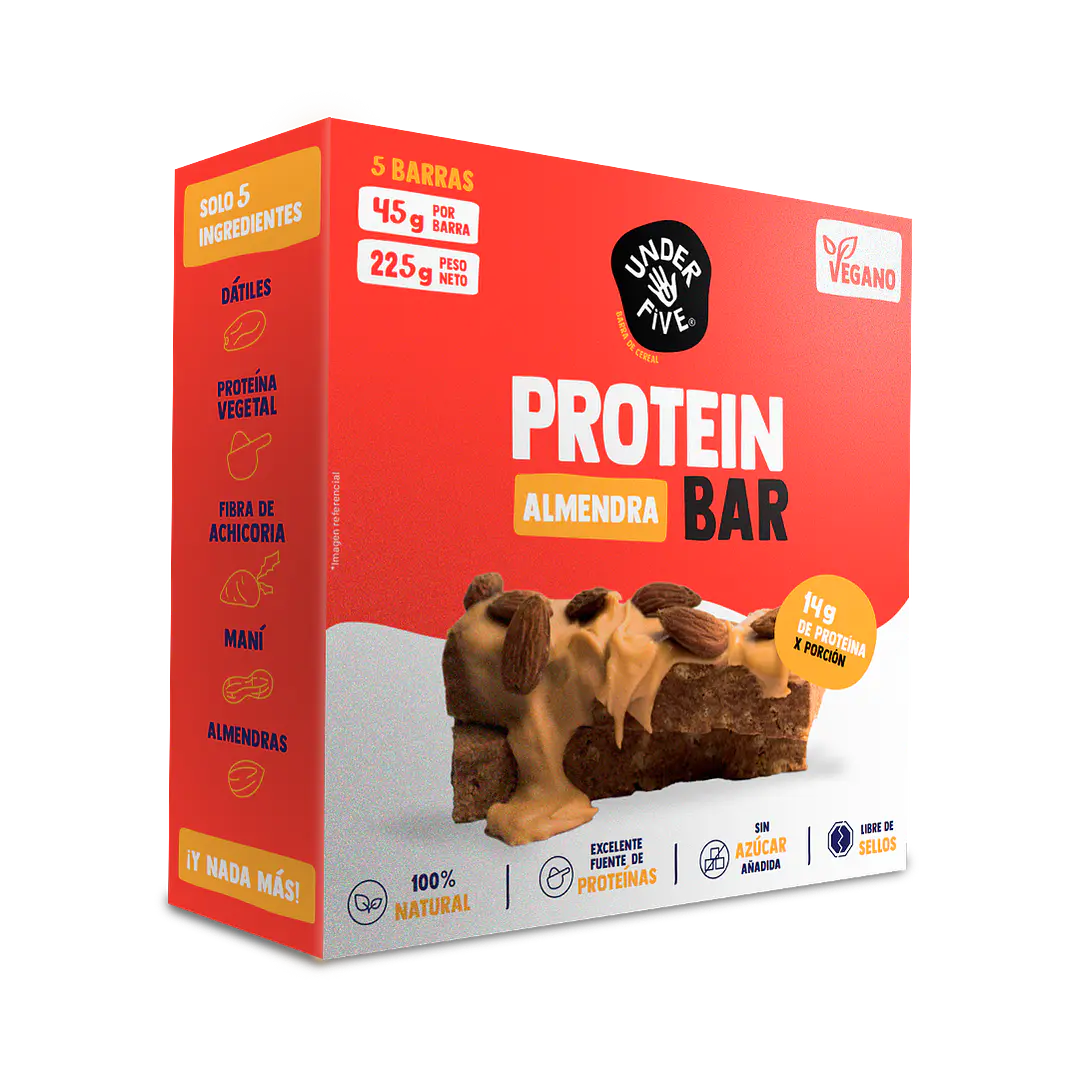 Caja 5 Unidades Barras de Proteína Underfive 3