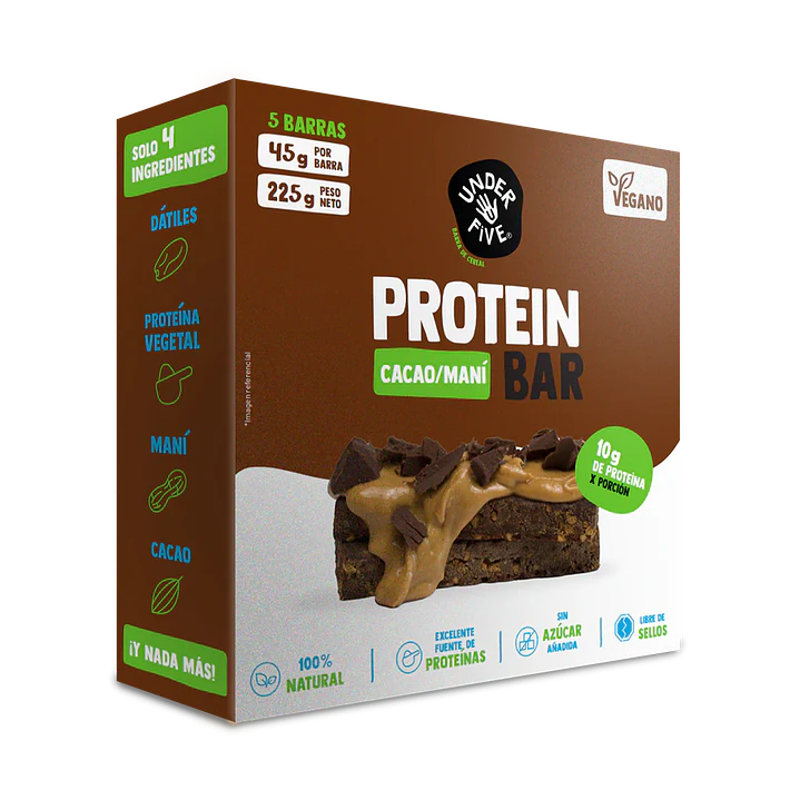 Caja 5 Unidades Barras de Proteína Underfive 2