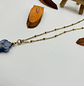 BLUE STONE - Stainless Steel Necklace - Thumbnail 2