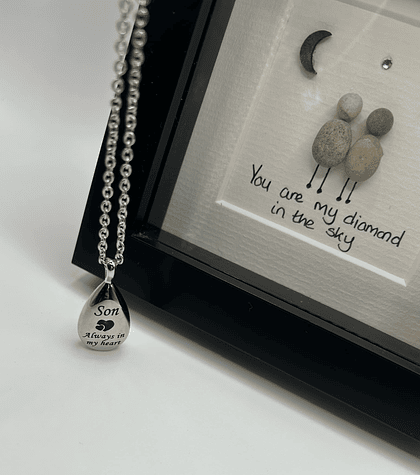 SON - Stainless Steel Memorial Necklace