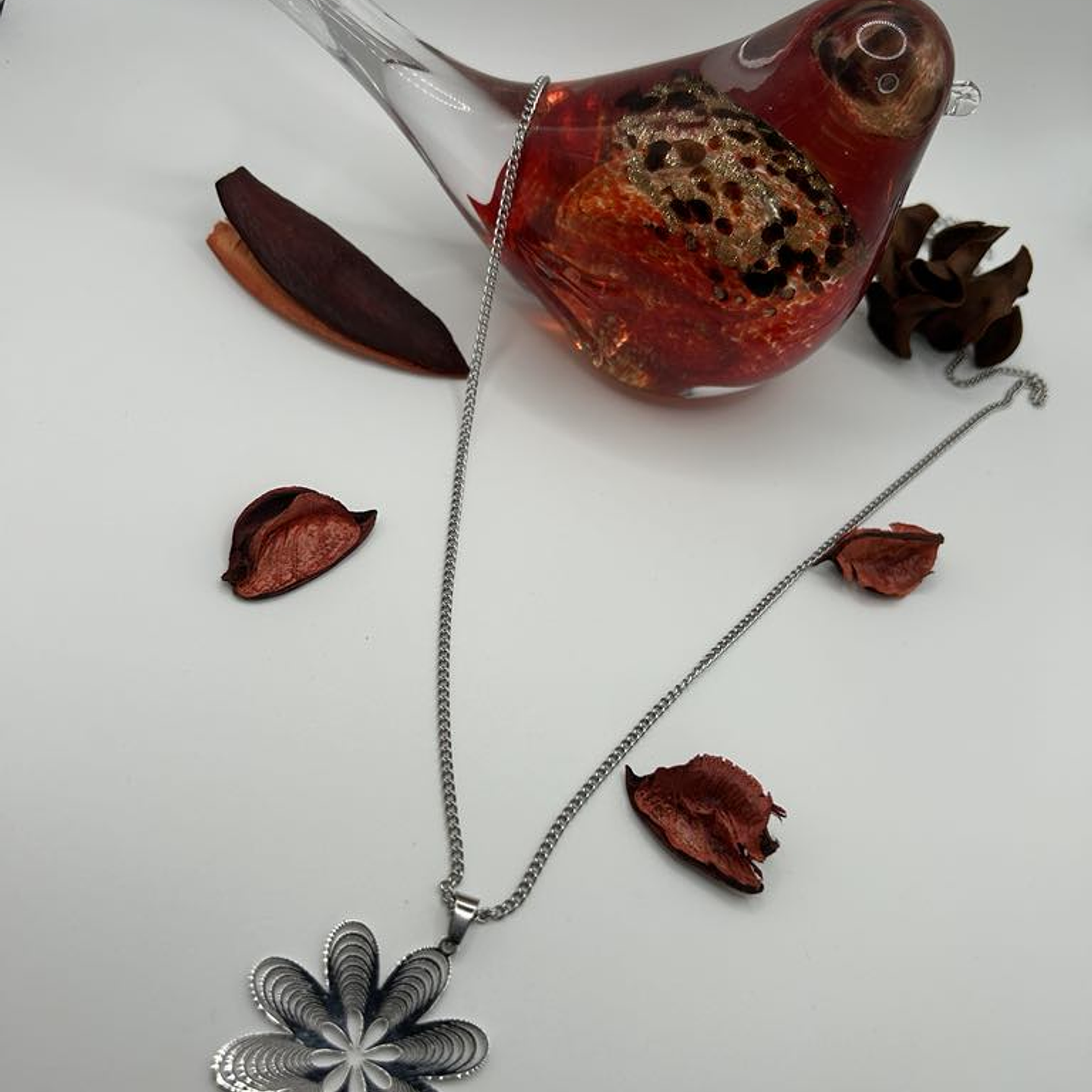 FLOWER - Stainless Steel Necklace 1