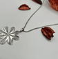 FLOWER - Stainless Steel Necklace - Thumbnail 2