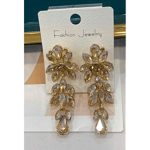 AMBER FLOR - Metal earring