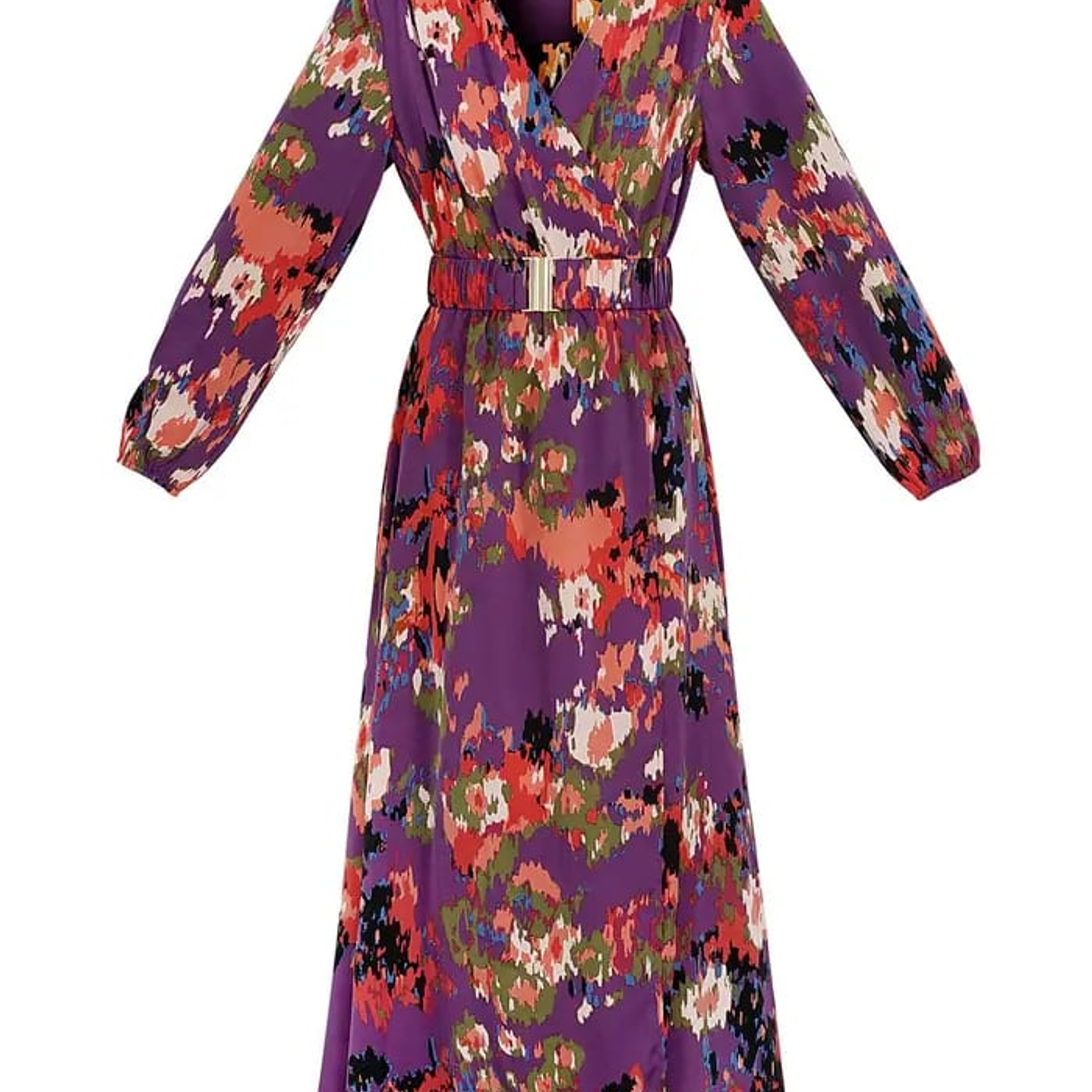  Maxi dress print purple 4