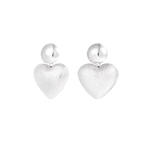 Heart Earrings with dot 2