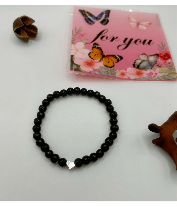 HEART - Elastic Natural Stone Bracelet