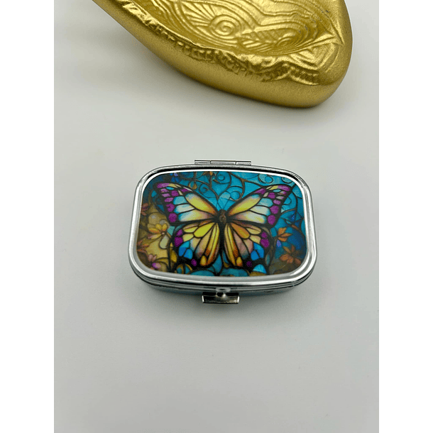 BLUE BUTTERFLY - Pill Organizer 1