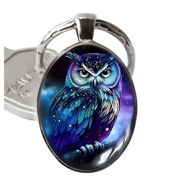 OWL - Stainless Steel Keychain 2