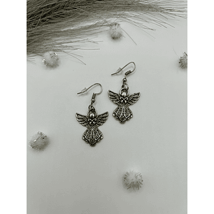 Antique-Style Angel Drop Earrings