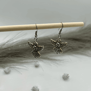 Antique-Style Angel Drop Earrings