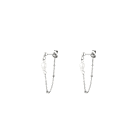 Delicate Stainless Steel Pearl Drop Earrings 1