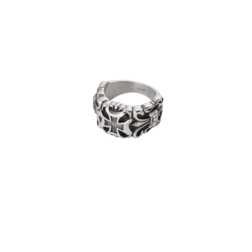 Exquisite Ornate Silver Ring