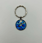 Hummingbird and Blue Flowers Keychain - Thumbnail 2