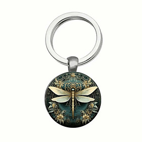 Elegant Dragonfly Keychain – Symbol of Transformation and Freedom