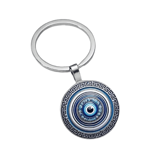 Classic Evil Eye Keychain – Inspired by Greek Tradition