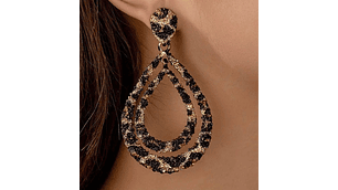 Brincos de leopardo glam drop – elegância ousada com um toque selvagem