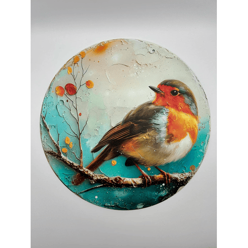 Robin Bird Decorative Wall Plaque – A Touch of Nature’s Beauty