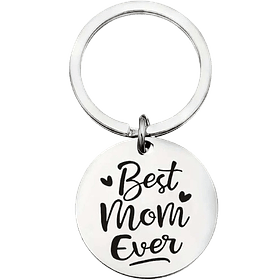 "Best Mom Ever" Keychain