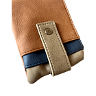 Earthy Tri-Tone Compact Wallet 3