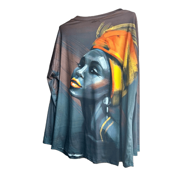 Bold Portrait Artistic Sweater 3