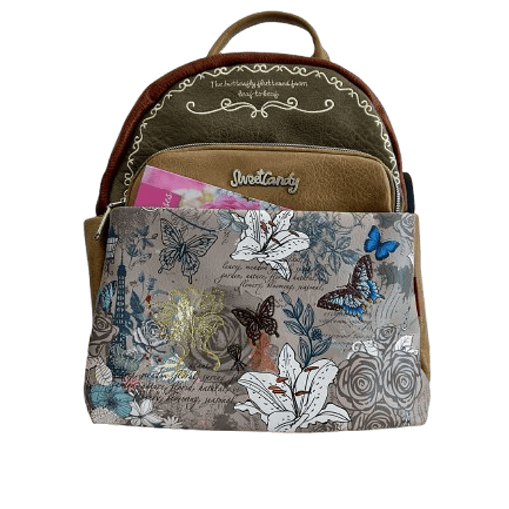 Sweet Candy Floral Butterfly Backpack 4