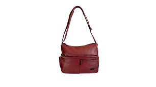 Bolsa de ombro casual chique Borgonha