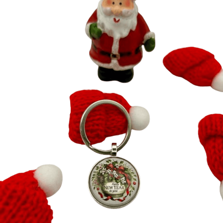 Christmas Santa Keychain - New Year Edition 2