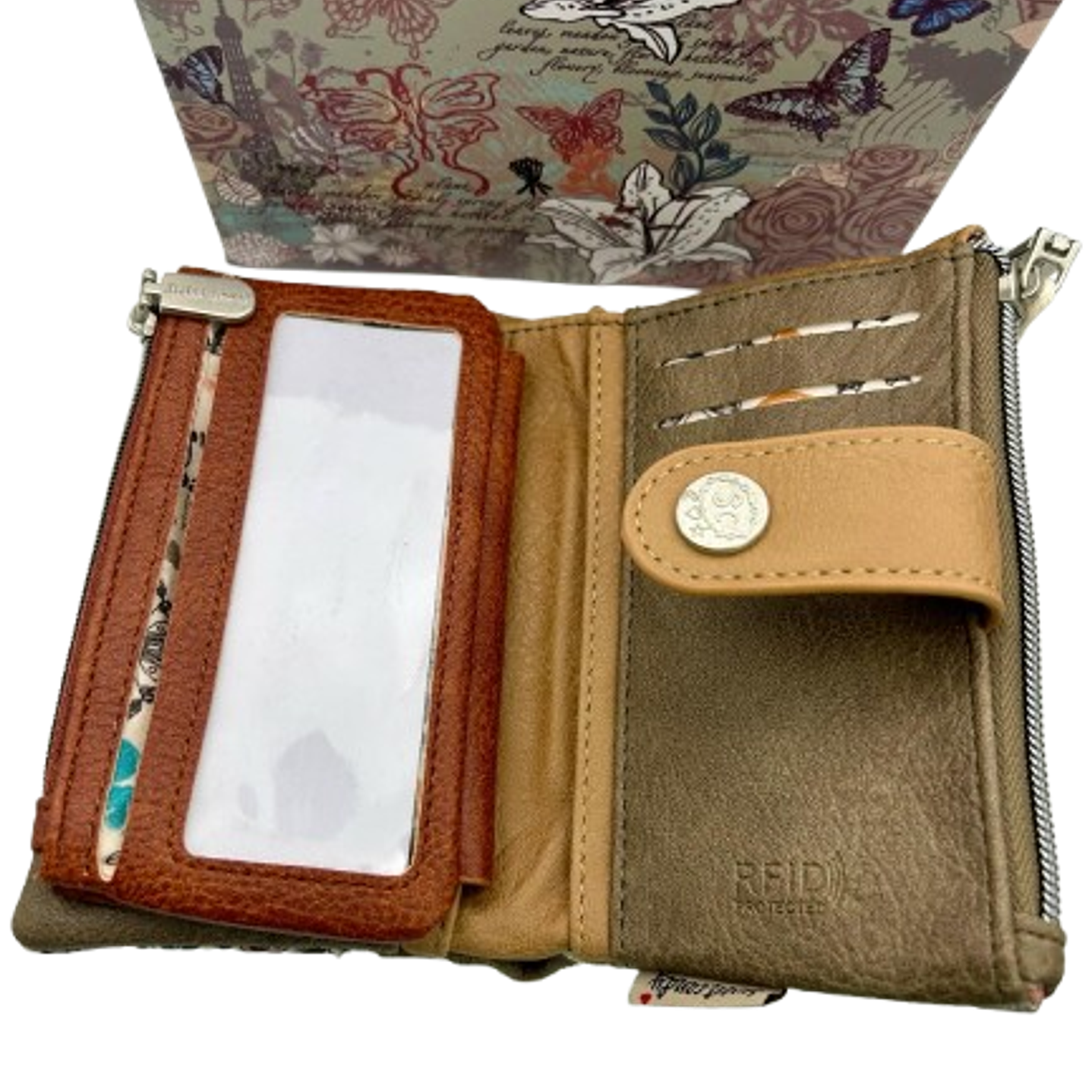 Garden Dreams Wallet with Butterfly & Floral Box 4