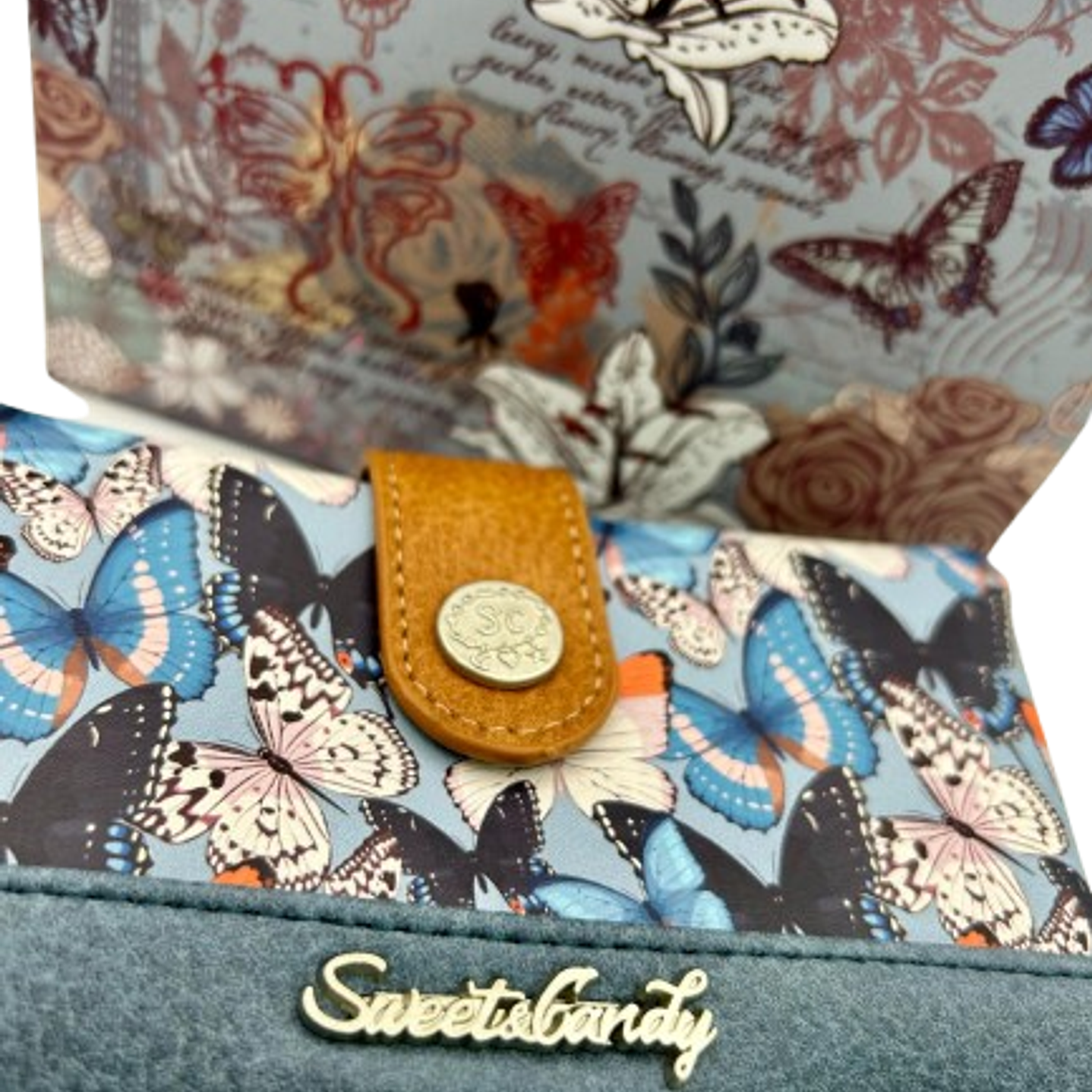 Floral & Butterfly Dream Wallet - Nature’s Elegance Collection 3