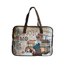 Vintage Travel Memories Laptop Bag 1