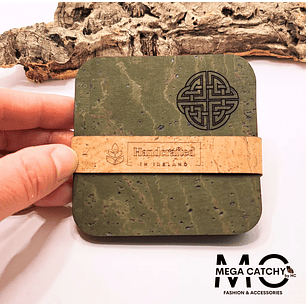 Handcrafted Cork Coaster Set - Customizable Eco-Friendly Drink Coasters