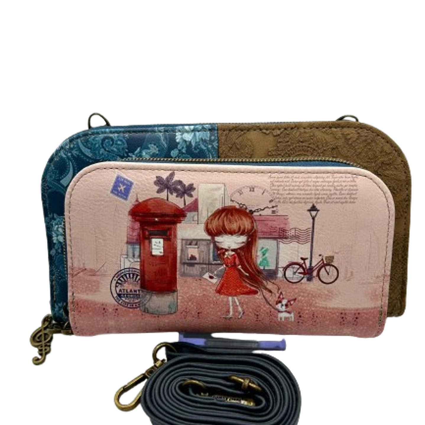 Vintage Wander Crossbody Wallet 1