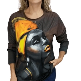 Bold Portrait Artistic Sweater