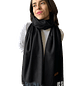 Classic Black Cashmere Scarf - thumbnail 2