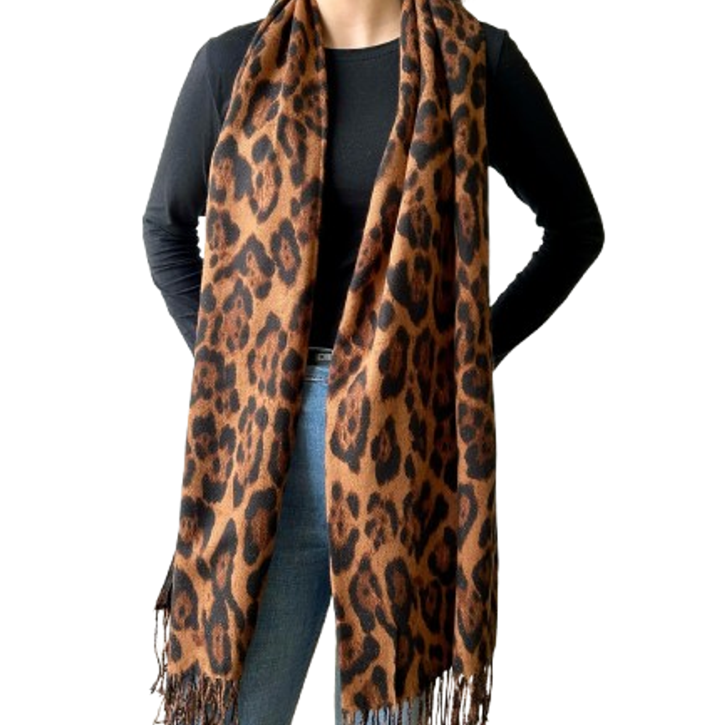 Leopard Print Statement Scarf 2