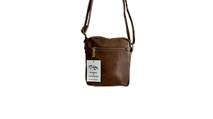 Vintage Brown Crossbody Bag