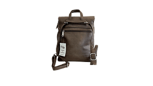 VersaStyle Convertible Brown Backpack & Shoulder Bag