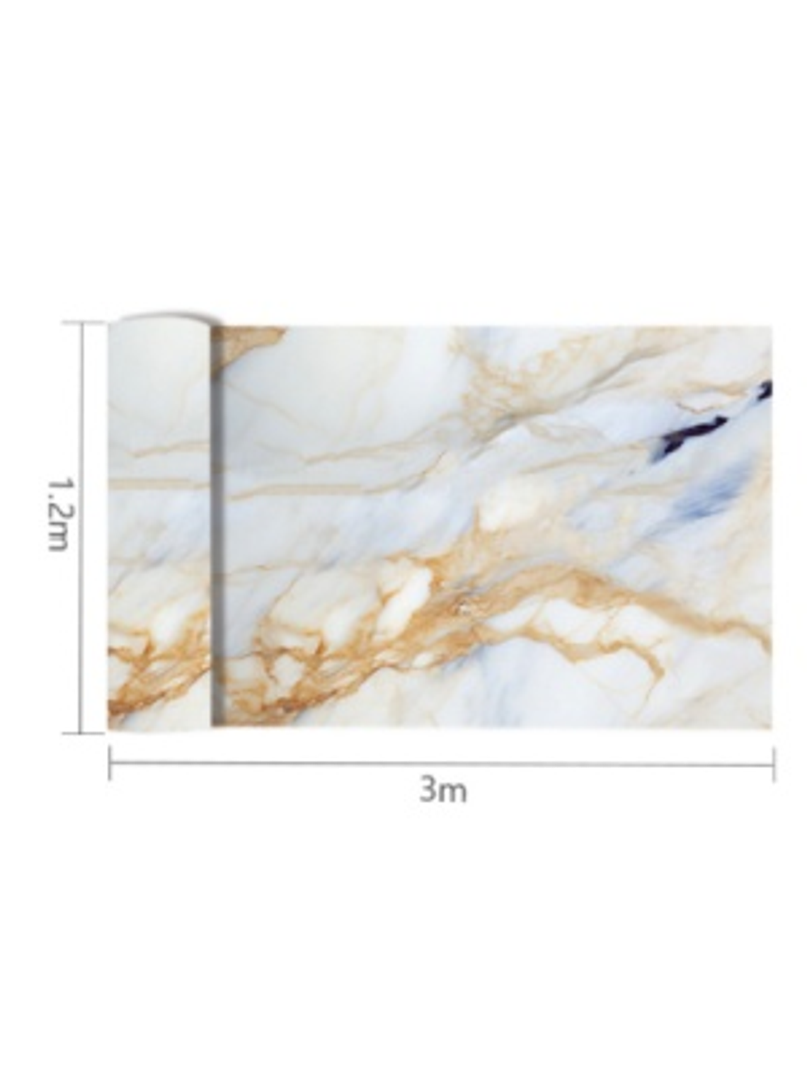 PAPEL MURAL ADHESIVO 120CM*3M 1