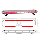 BALIZA PRINCIPAL LED 120 CM ROJO 2