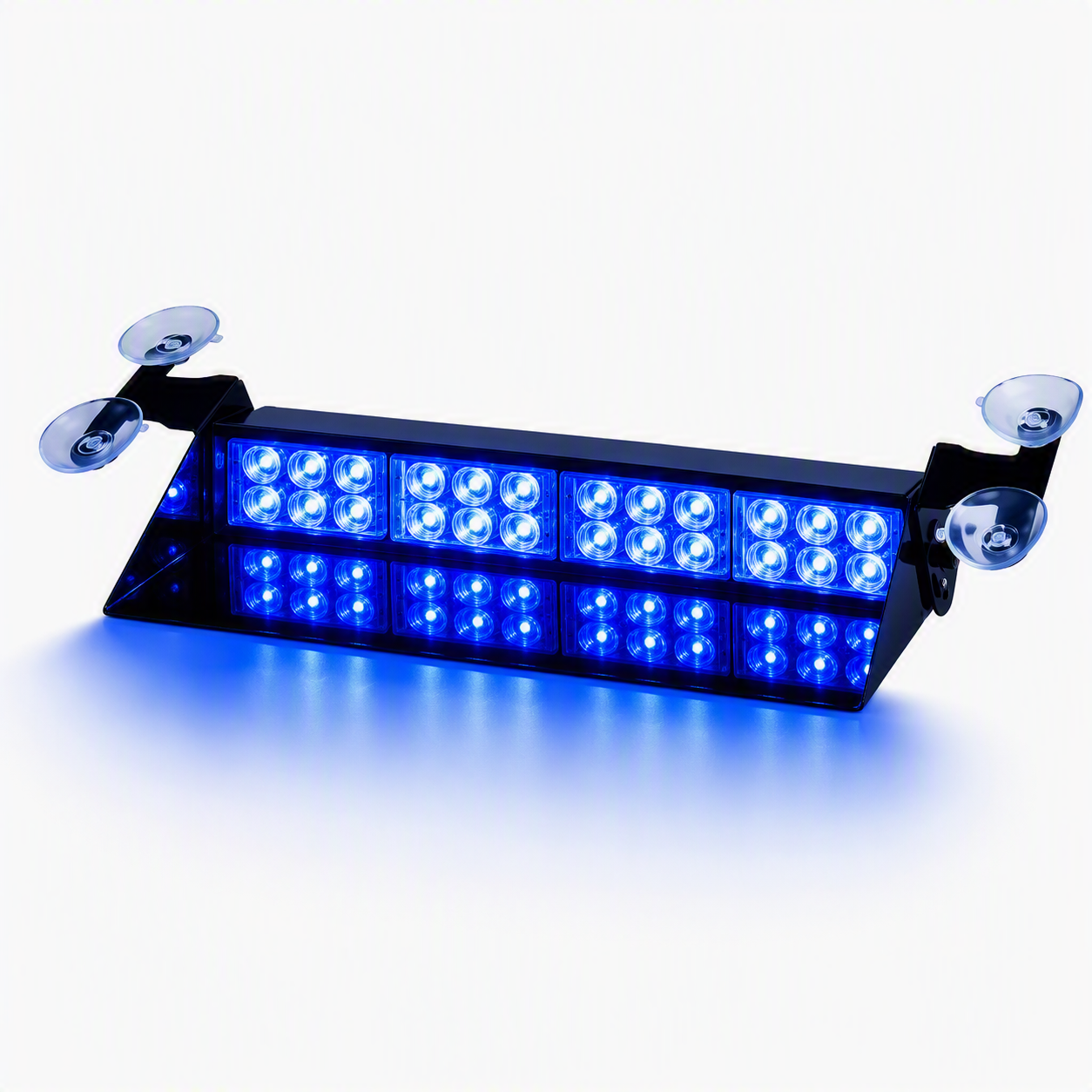 BALIZA INTERIOR DOS MODULOS 12 LED AZUL