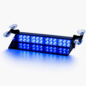 BALIZA INTERIOR DOS MODULOS 12 LED AZUL