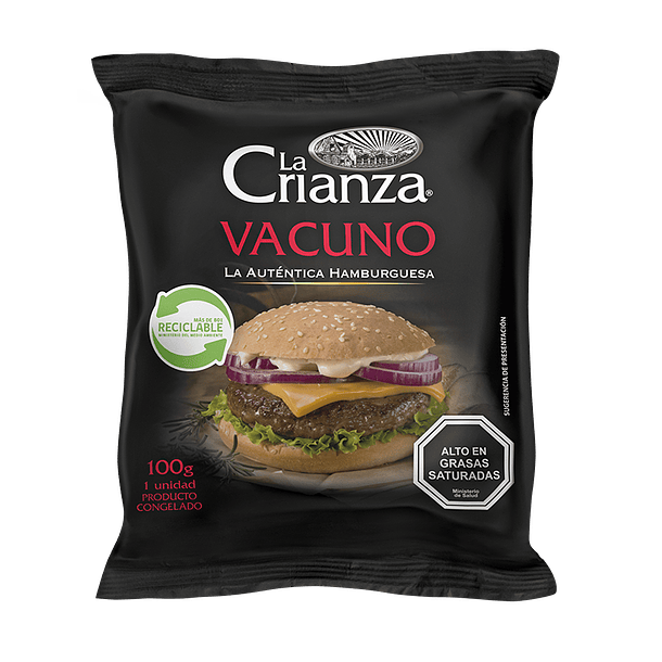 Hamburgesa la Crianza de 100 Gr 