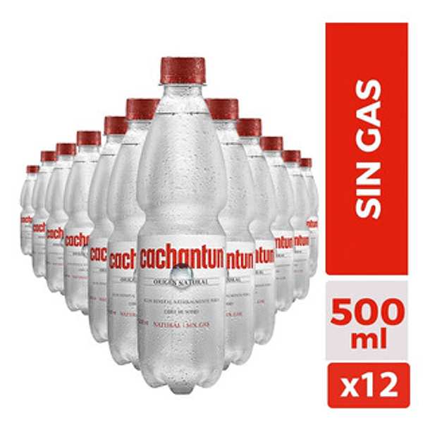 Cachantun 1/2 sin gas 12 unidades.  