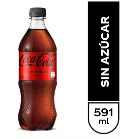 Coca cola sin azúcar 591 ml