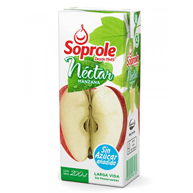 Jugo Soprole manzana x6