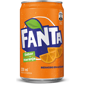 Fanta lata mini 220cc