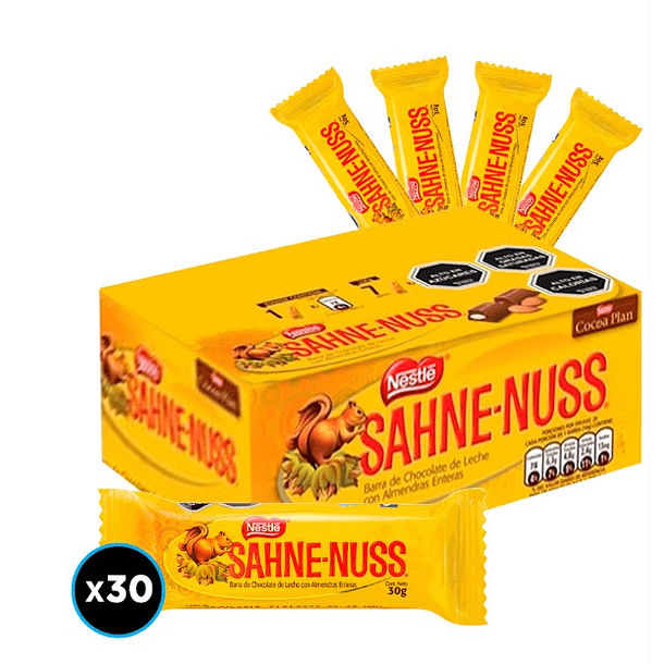 Sahne-Nuss 30 grs. 