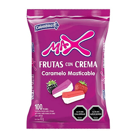 Max Masticable frutas con crema 