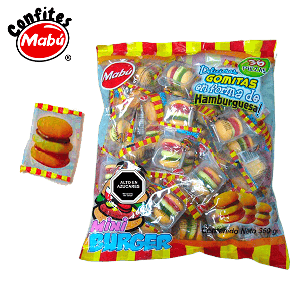 Mini Burger Gomita 
