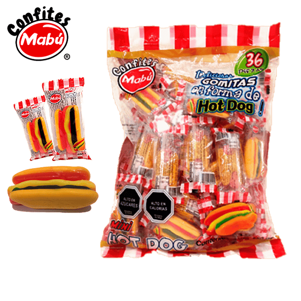 Mini Hot Dog Gomita 